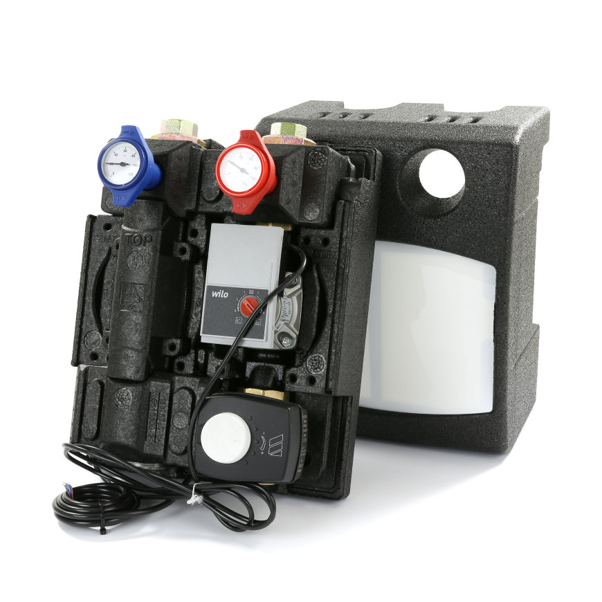Pompgroep gemengd met pomp DN25 (24V - 0-10V)