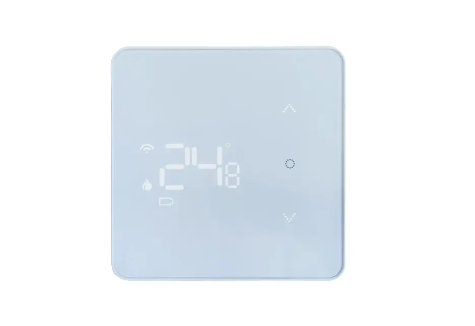 H128-T Klokthermostaat Draadloze ruimtethermostaat H128-T  RAL 9010 Wit.png (5).webp