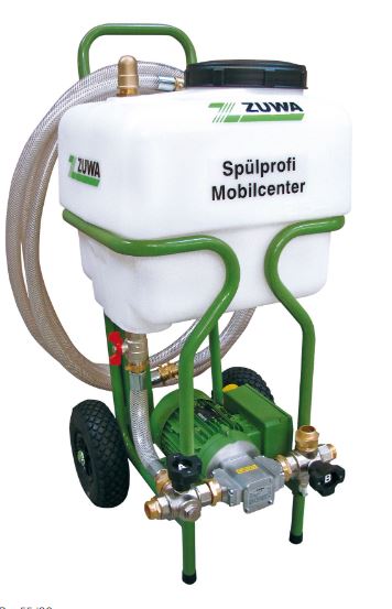 Station de rinçage Zuwa Flush Pro 55L - 90L/min