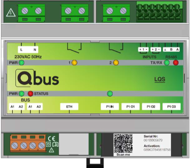 Qbus - Luqas - energie management module  