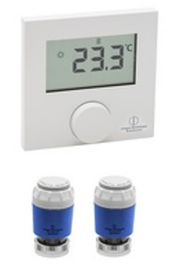 Uitbreidingsset bedraad thermostatisch zoneregeling verwarmen/koelen (per extra kamer)