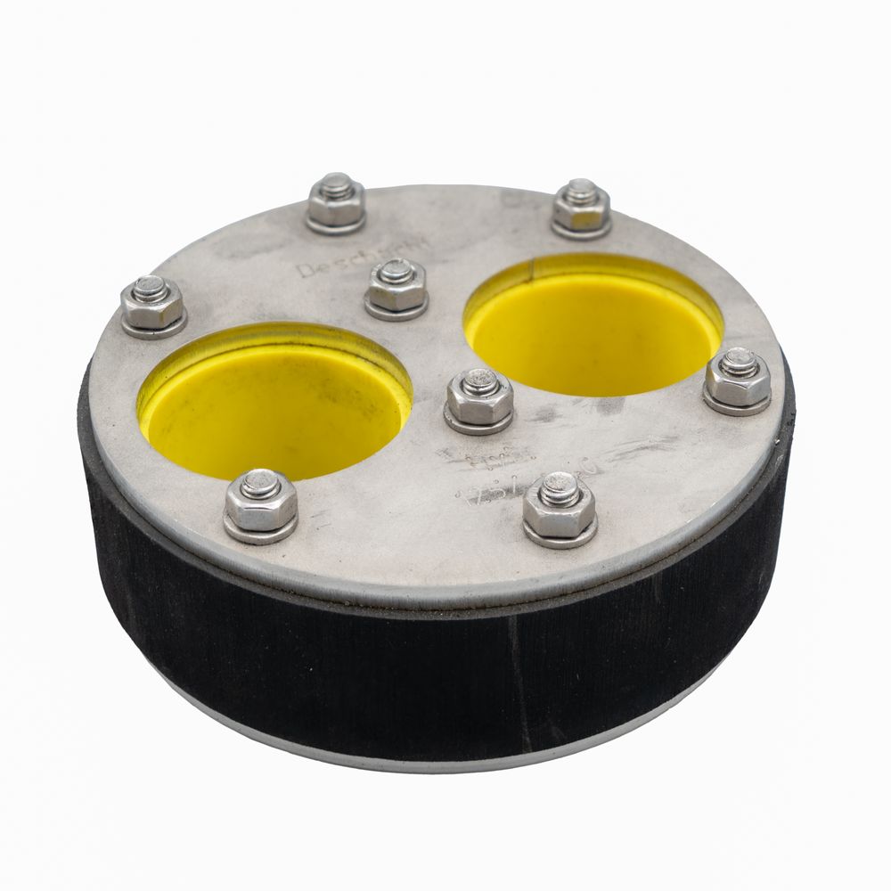 Joint d’étanchéité à compression Dia 100mm pour tuyaux 2 x dia 32mm