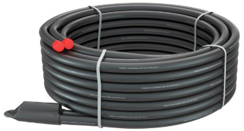 HDPE - Sonde géothermique dia 40x3,7 mm - boucle simple - 100m