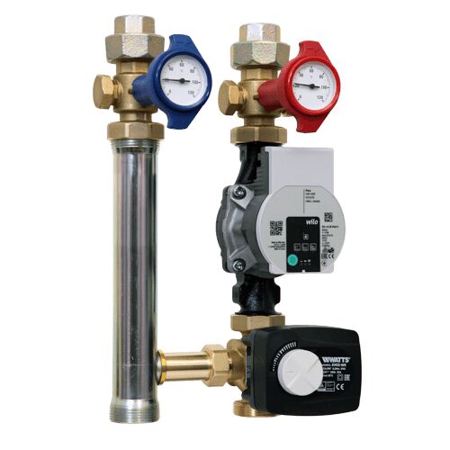 Pompgroep gemengd met pomp DN32 (24V - 0-10V)