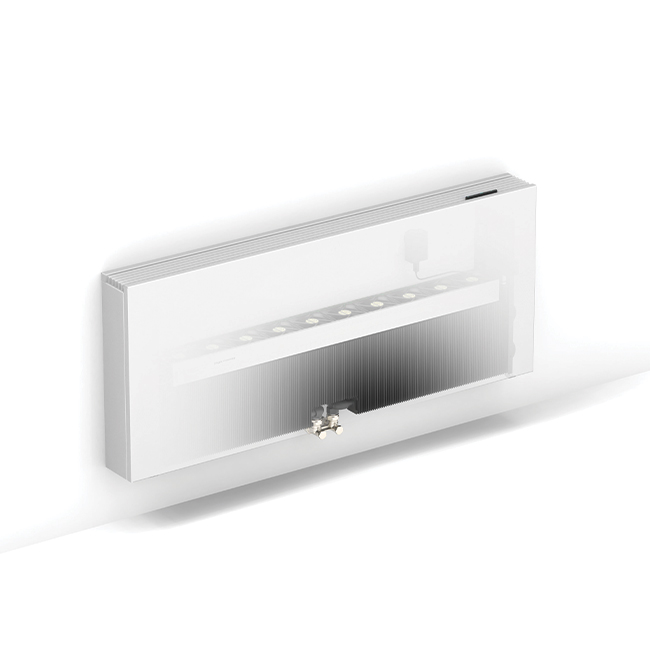 Strada Hybrid MM; type 16, H=50, L=180, H-blok vers mur 16/2 - blanc