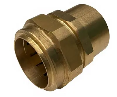 Pushfitting DN32x5/4"M voor inox flexibel