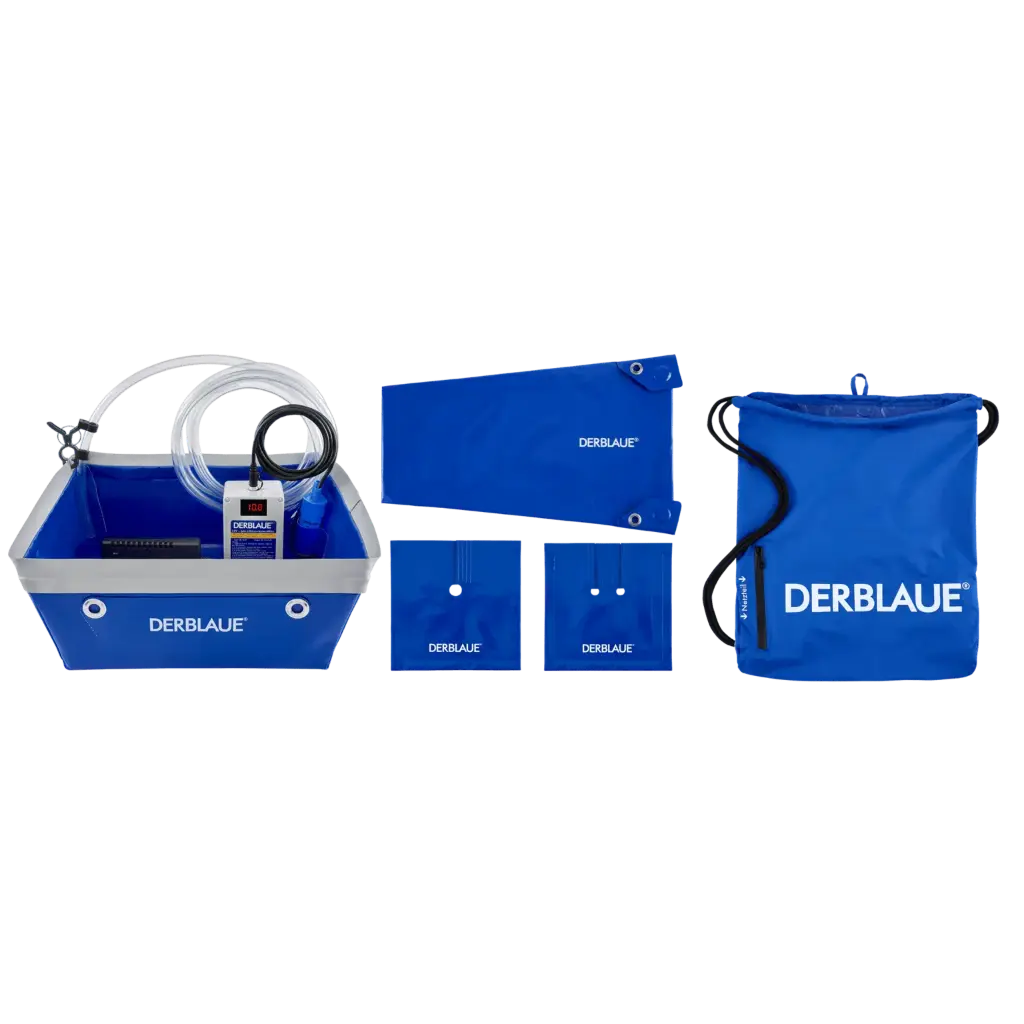 Derblaue - Serviceset met pomp en accu