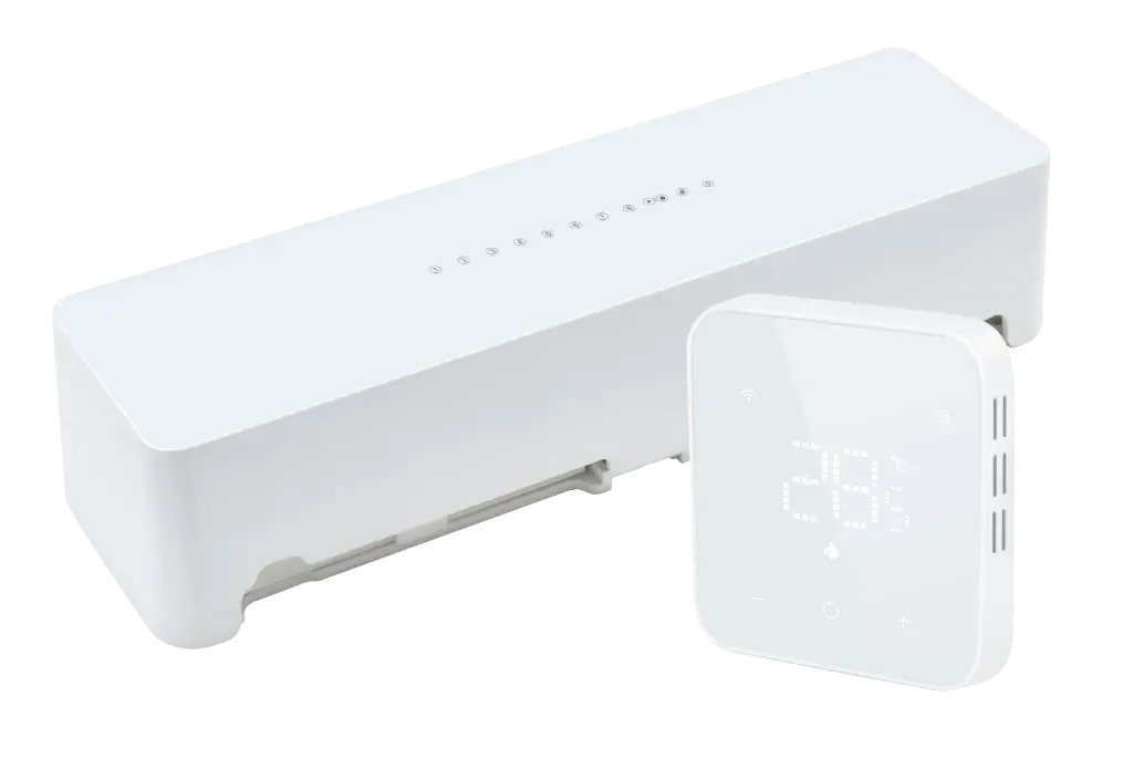 H64 set controller 8 zones + master thermostaat (bedraad)