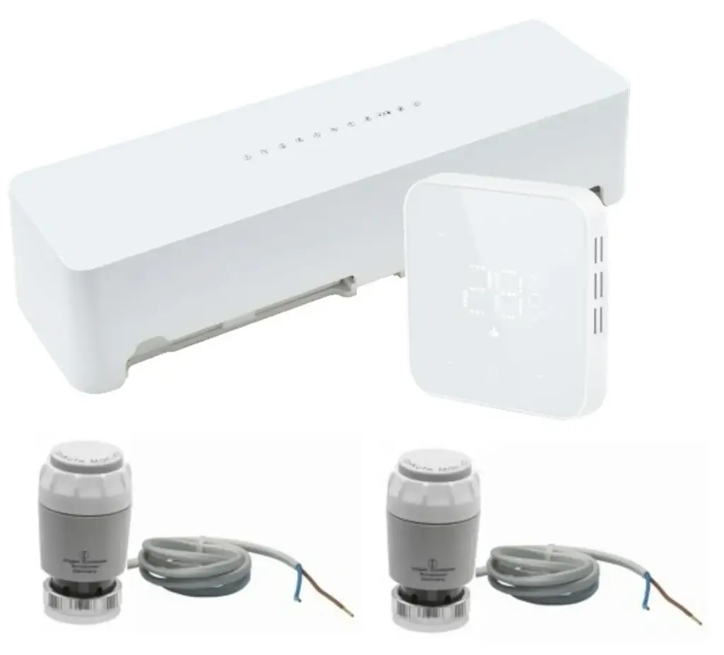 Basisset bedraad thermostatisch zoneregeling verwarmen/koelen (voor master slaapkamers)