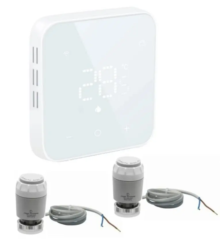 Uitbreidingsset bedraad thermostatisch zoneregeling verwarmen/koelen (per extra kamer)