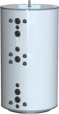 WT-C 500, tampon de 500L avec spirale sanitaire pour 10 appartements (3bars)