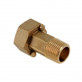 2-del. koppeling 1 "con.buitendraad x 5/4" wartel