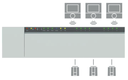 Controller radio (clamping strip) pour 4 zones (1x230V+N)  