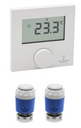 Uitbreidingsset bedraad thermostatisch zoneregeling verwarmen/koelen (per extra kamer)