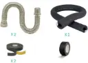 GTEasy-kit (07) - Flexibele aansluiting DN25 voor monobloc (Buiten)