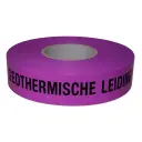 HDPE - Waarschuwingslint 'GEOTHERMISCHE LEIDING' 250m/Rol